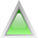 Led Triangular Green