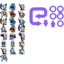 download Strategy Game Tileset clipart image with 180 hue color
