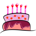 download Cake clipart image with 315 hue color