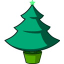 download Xmas Tree clipart image with 90 hue color