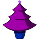 download Xmas Tree clipart image with 225 hue color