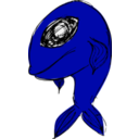 download Toon Fish clipart image with 45 hue color