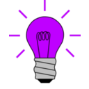 download Light Bulb On clipart image with 225 hue color