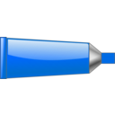 download Color Tube Orange clipart image with 180 hue color