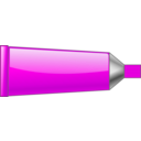 download Color Tube Orange clipart image with 270 hue color