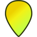 download Map Location Marker clipart image with 45 hue color