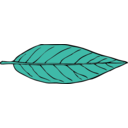 download Lanceolate Leaf 2 clipart image with 90 hue color