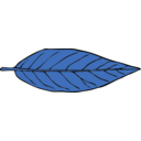 download Lanceolate Leaf 2 clipart image with 135 hue color