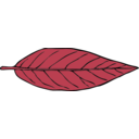download Lanceolate Leaf 2 clipart image with 270 hue color