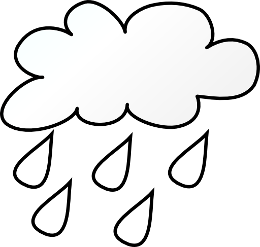 Rain Line Art