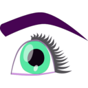 download Eye clipart image with 270 hue color