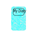 download Marble Diary 1 clipart image with 180 hue color