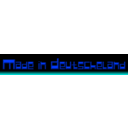 download Schriftzug Made In Deutscheland clipart image with 180 hue color