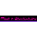 download Schriftzug Made In Deutscheland clipart image with 270 hue color