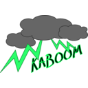 download Kaboom clipart image with 90 hue color
