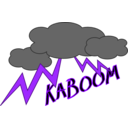 download Kaboom clipart image with 225 hue color