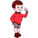download Little Boy clipart image with 315 hue color