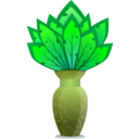 download Plant And Vase Planter clipart image with 45 hue color