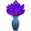 download Plant And Vase Planter clipart image with 180 hue color