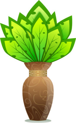 Plant And Vase Planter