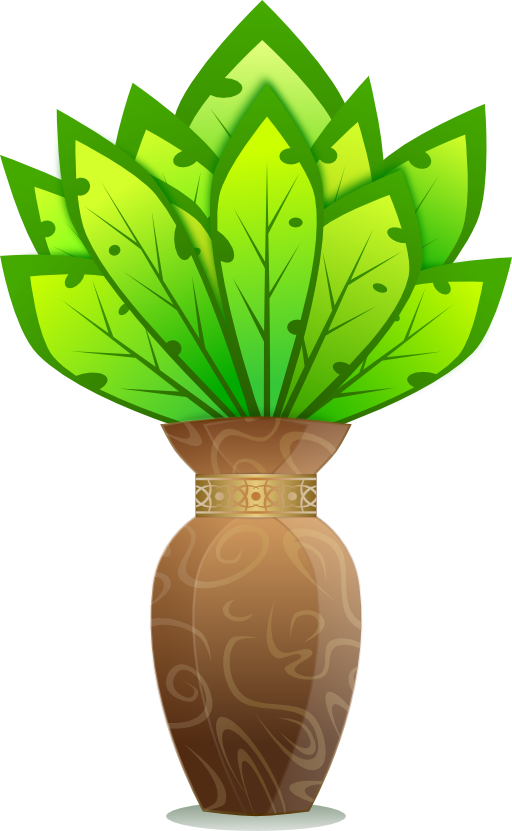 Plant And Vase Planter