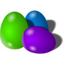 download Easter Eggs clipart image with 90 hue color