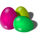 download Easter Eggs clipart image with 315 hue color