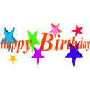 download Happy Birthday clipart image with 135 hue color