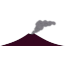 download Volcano 2 clipart image with 225 hue color
