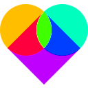 download Example Of Heart clipart image with 45 hue color
