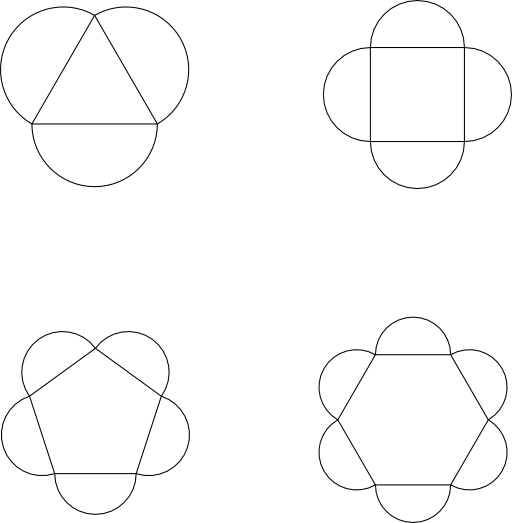 Half Circle Supreme Polygons Angles