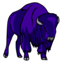 download Bison Leif Lodahl 01 clipart image with 225 hue color