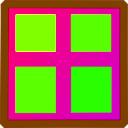 download Window Nofullscreen clipart image with 270 hue color