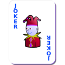 download White Deck Red Joker clipart image with 225 hue color