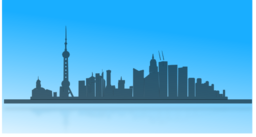 Shangai City Skyline