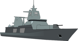 German Bundeswehr Frigate