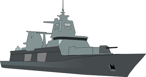 German Bundeswehr Frigate