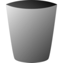 download Trash Can clipart image with 315 hue color