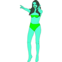 download Orion Slave Girl clipart image with 45 hue color