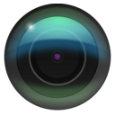 download Camera Lens clipart image with 180 hue color
