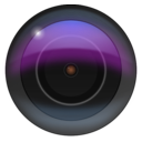 download Camera Lens clipart image with 270 hue color