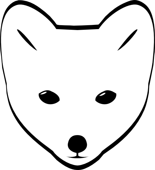 Arctic Fox Head