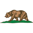 download Flag Of California Bear And Plot clipart image with 0 hue color