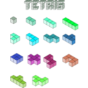 download 3d Tetris Blocks clipart image with 135 hue color