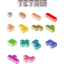 download 3d Tetris Blocks clipart image with 0 hue color