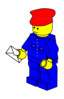 Lego Town Postman