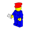 Lego Town Postman