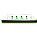 download Titanic clipart image with 90 hue color