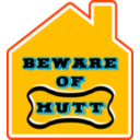 download Beware Of Mutt clipart image with 135 hue color