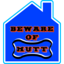 download Beware Of Mutt clipart image with 315 hue color